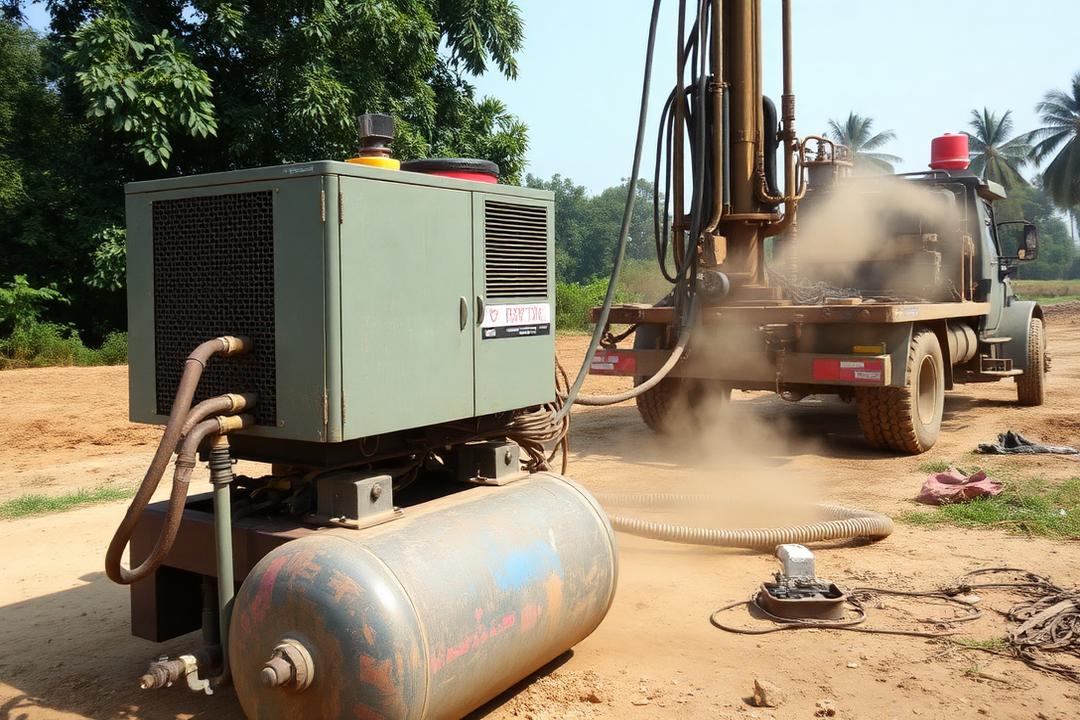 Compressor Borewell Drilling